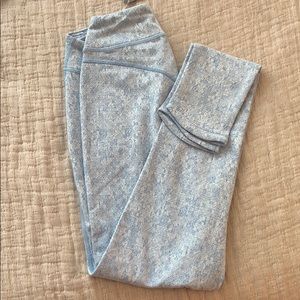 GYMSHARK Fleur Blue Leggings